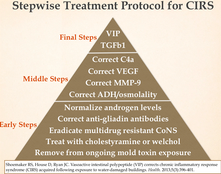 CIRS treatment protocol pyramid steps